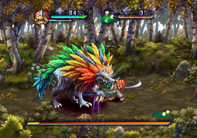 Screen capture of Legend of Mana on Playstation