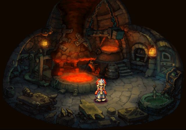 Screen capture of Legend of Mana on Playstation