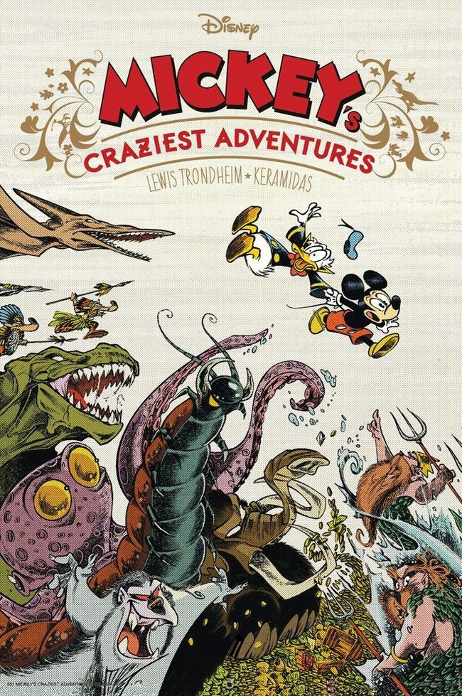 Cover of the book 'Mickey's Craziest Adventures' by Lewis Trondheim